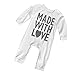 FEITONG Baby Boy's Warm Infant Romper Jumpsuit Bodysuit Cotton Clothes Outfit (6-9 Months)