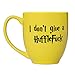 I Don't Give A Hufflefuck - 15oz Bistro Deluxe Double-Sided Coffee Tea Mug (HuffleFuck All Yellow)