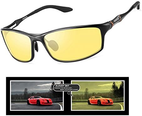 Night Vision Glasses for Driving,Polarized Anti Glare HD Night Driving Glasses Classic Style