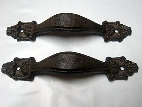 2 pack Cast Iron Rustic Door / Drawer Pulls Handles