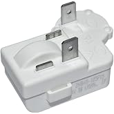 2Pin Refrigerator Overload Protector Compressor PTC Starter Relay | Compatible for Danby, Frigidaire, Haier, Midea Mini Fridge, Replace ZHB69-120P15, ZHB66-125P4.7, ZHB60-120P4.7, ZHB45-105P15