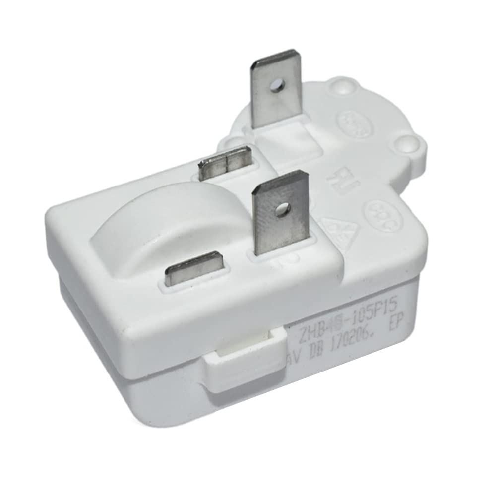 Photo 1 of 2Pin Refrigerator Over Load Protector Compressor PTC Starter Relay Freezer Start Relay Replacement for Danby Haier Midea Mini Fridge ZHB69-120P15, ZHB60-120P4.7, ZHB60-120P15, ZHB45-105P15