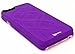 Bastex Hidden Back Mirror Wallet Case with Stand and Card Holder for Apple iPhone 6 / 6S - Purple