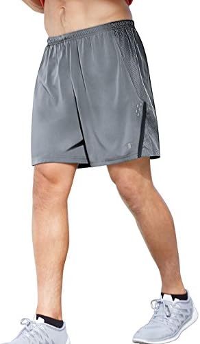 Champion Men's Performax Marathon Running Short, Concrete/Stealth, Medium