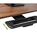 Eureka Ergonomic Adjustable Computer Keyboard & Mouse Platform Tray, Desk Mount Drawer Underdesk Shelf, Black