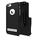 Seidio SURFACE with Metal Kickstand Case & Belt-Clip Holster for iPhone 6/6S - Non-Retail Packaging - Black/Gray