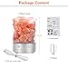 Bozily Himalayan Salt lamp, Bedside Crystal Night Light with Bluetooth Speaker & Touch Dimmer Switch,Natural Hymalain Pink Rock Lamps for Yoga, Therapy, Decoration & Best Holiday Gift Choice