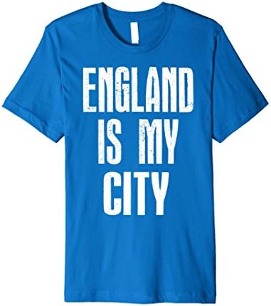 Mens ENGLAND IS MY CITY TSHIRT Medium Royal Blue