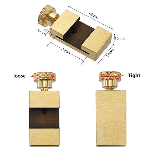 yidenguk reglas de Acero Inoxidable Regla Posicionamiento Bloque carpintería Línea Localizador Regla de Acero Fijo… - Imagen 3