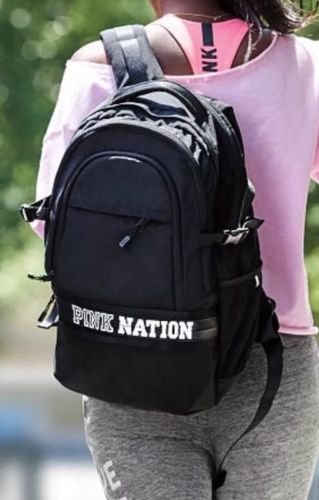 black pink nation backpack