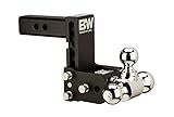 B&W Trailer Hitches Tow & Stow 5in Drop 4.5in Rise 1 7/8x2x2 5/16in Triple Ball Size Hitch