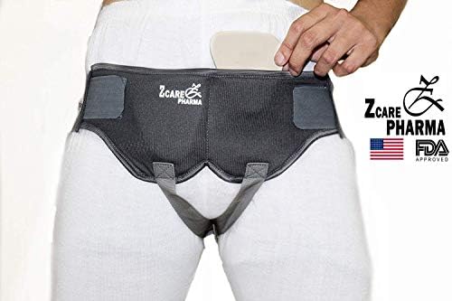 Harekrishna Fashion Hernia Belt - Double Inguinal Groin Hernia Support Truss Brace With 2 Removable Pads (XS)