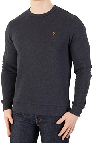 Farah Vintage Men's Tim Sweatshirt, Blue
