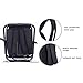 Genenic Fishing Backpack Chair,Portable Camping Stool,Foldable Backpack Stool with Double Layer Oxford Fabric Cooler Bag for Fishing,Beach,Camping,House and Outing (Black)