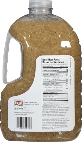 IBERIA MOJO CRIOLLO, SPANISH MARINADE PERFECT FOR MARINATING CHICKEN, BEEF & PORK, MADE WITH REAL ORANGE JUICE, 128 FL OZ