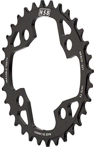 North Shore Billet Variable Tooth Chainring: 32T x 88mm BCD, for XTR 985 Series by North Shore Billet
