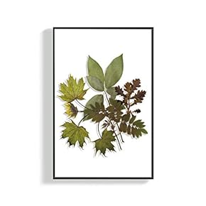 Canvas Wall Art for Living Room, Bedroom Leaves Framed Canvas Prints for Home Decoration Ready to Hang - 16x24 inches