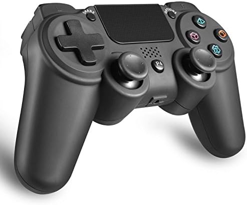 AnvFlik Wireless Game Controller for PS4,Support Version 5.55,Dual-Vibration Gamepad Joystick Joypad for Playstation 4,Gamepad Controller Bluetooth for PS4/PC,Console Gyro Axis Dual Shock