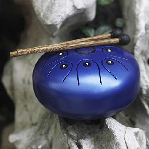Redvive Top Mini Steel Tongue Drum Fanyin Drum Forget Worry Drum Empty Drum 5.5 Inch