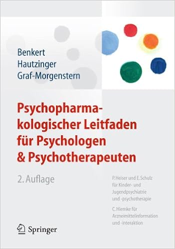 Psychopharmakologischer Leitfaden für Psychologen und Psychotherapeuten (German Edition)