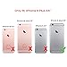 ULAK iPhone 6 Plus Case, iPhone 6s Plus Case, Shockproof Thin Hard Protective Case Cover for iPhone 6 Plus iPhone 6s Plus (5.5 Inch) (Silver)