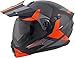 ScorpionEXO Unisex-Adult Modular/Flip Up Adventure Touring Motorcycle Helmet (Orange, X-Large) (EXO-AT950 Neocon)
