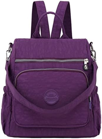 Women’s Small Multipurpose Nylon Backpack Purse Travel Daypack Schoolbag for Girls