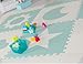 Interlocking Foam Baby Play Mat Tiles - Large Non-Toxic Puzzle Floor Mat for Kids, 61” x 61” Nursery Crawling Mat, Safe & Protective for Infants & Toddlers Duck Egg Blue & White