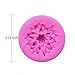 AKINGSHOP flower fondant mold,hot chocolate mold,flower silicone mold-Roses Flower Mold,Lotus Flower Mold and Daisy Flower Mold(3pcs)