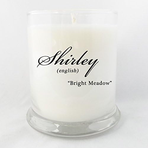 Soy Candle, 10oz of soy wax in glass jar with personalized Name Meaning label
