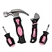 Apollo Tools DT0240P Stubby Tool Set in Pink, 4-Piece, with Hammer, Screwdrivers and Adjustable Wrench primary