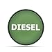 Mookis Billet Aluminum Green Fuel Cap Magnetic for Dodge Ram Diesel 2013-2017 Accessory