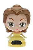 BulbBotz Disney Princess Belle Kids Light up Alarm Clock | Yellow/Brown | Plastic | 7.5 inches Tall | LCD Display | boy Girl | Official