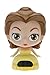 BulbBotz Disney Princess Belle Kids Light Up Alarm Clock | yellow/brown | plastic | 7.5 inches tall | LCD display | boy girl | official