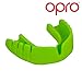 OPRO Snap-Fit Instant Adult and Kids Sports Mouthguard, Youth Mouthpiece for Football, MMA, Lacrosse, Rugby and Other Contact Sports - No Boiling or Fitting Required, Kids, Green