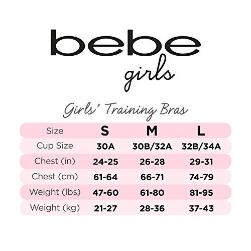 Bebe Girl S Seamless Training Cami Sports Bra 8 Pack Size Medium Black White Light Pink Almond Pricepulse