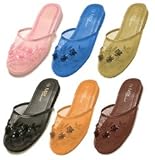 6 Pair Assorted Mesh Chinese Slippers in Women's US Sizes