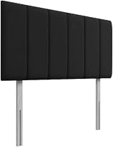 STOREX Plush Fabric Padded Headboard for Divan Bed 20in Height Various Sizes