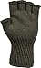 Mcguire Gear GI Wool Fingerless Gloves, Half Finger Outdoor Tactical Glove Insert for Hunting & Hiking, MADE IN USA
