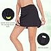 ZEALOTPOWER Tennis Skorts for Women Golf Skirts with Pockets Athletic Sports Running Active