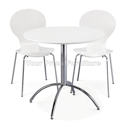 Your Price Kimberley Dining Set White Table 2 White