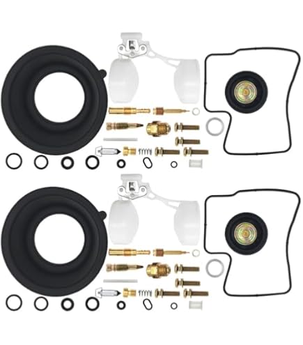 Kit Carburatore Completo Per Honda Shadow VT1100 - 2 Set Galleggianti, Guarnizioni E Ricambi Per Manutenzione - Foto 13