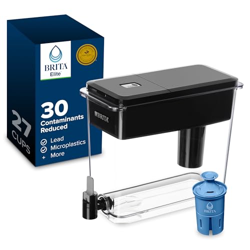 Brita UltraMax Filtered Water Dispenser, Small, Jet Black