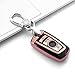 VANZAVANZU BMW Key Fob Cover, Soft TPU Smart Key Fob Case Holder Sleeve Car Key Chain fits BMW 1 3 4 5 6 7 Series BMW X3 X4 M2 M3 M4 M5 M6 (Pink)