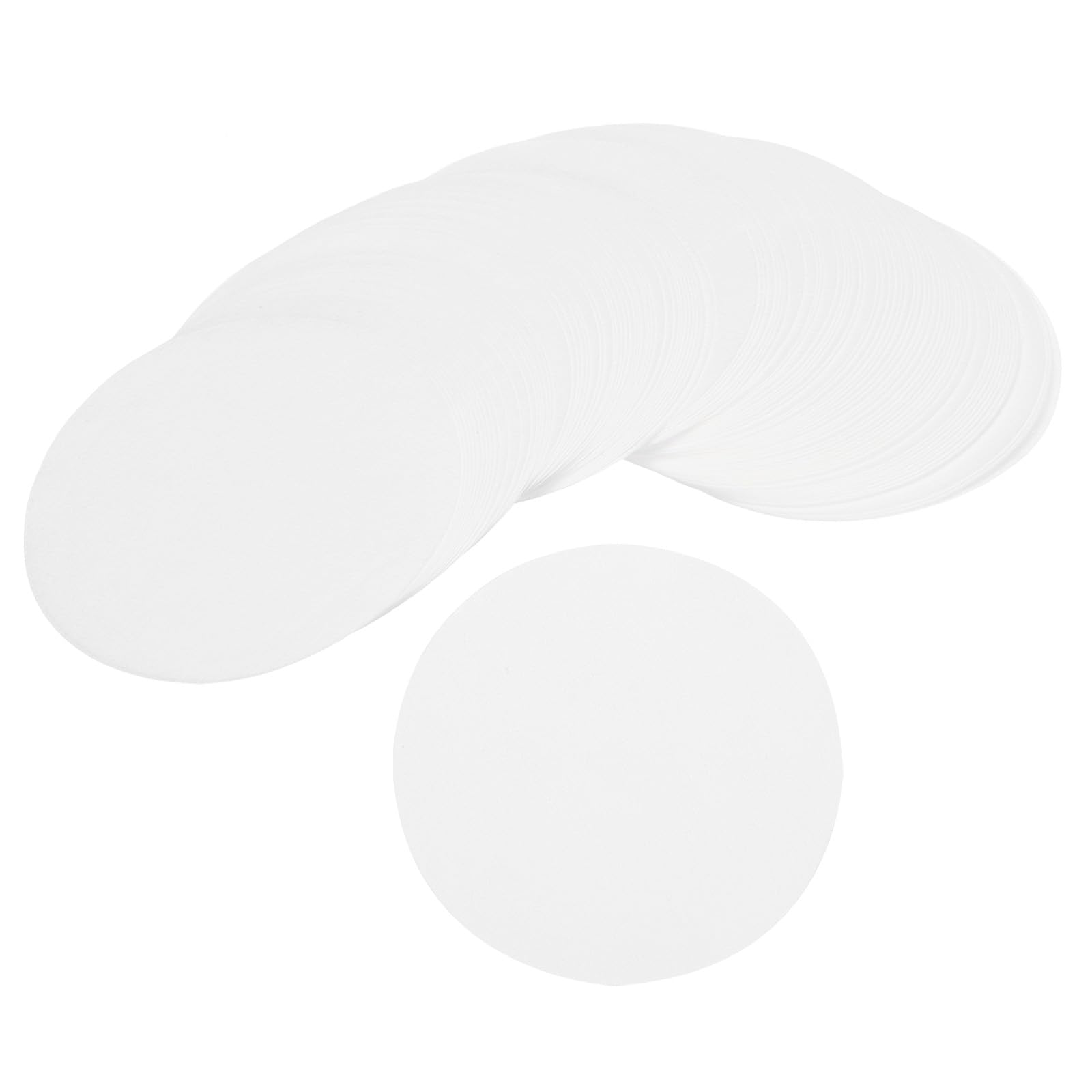 PATIKIL Mocha Pot Paper Filter Disposable Round White Paper 2.52 Inch OD for Espresso Maker, Cafe Office Home Pack of 300