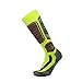 WeiMeet Ski Socks Knee High Warm Skiing Snowboard Socks for Men and Women (Green, L)