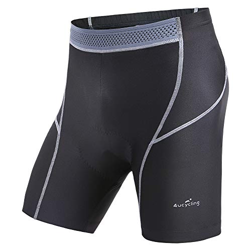 image for 4ucycling Men's Cycling Shorts 3D Gel Padded Bicycle Riding Pants Bike