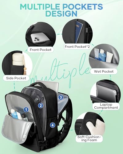 SZLX Vacuum Backpack with Pump Hand Luggage 40x30x20 Ryanair Vueling Wizzair Backpack Travel Cabin Airplane 40x20x25 Women Travel Bags 45x36x20 Easyjet Portable Suitcase 14 Inch Man with USB