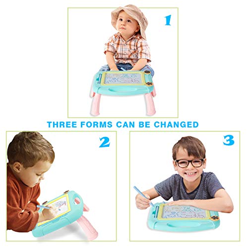 LODBY Magnetic Doodle Board Toys for 1-4 Year Old Boys Gifts, Baby Magna Drawing Board for Kids Toys for Boys Age 1 2 3 Sketch Pad for Boys Birthday Gifts for 1 2 3 4 Year Old Boys Gifts Age 1-4