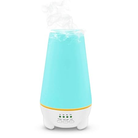 unibelin Aroma Diffuser, Ultraschall Luftbefeuchter Ultra Leise Einstellbarer Nebel-Modus Diffusor Aromatherapie Ätherischesö